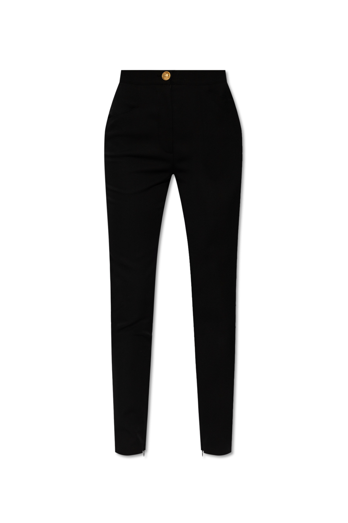 Balmain Men's Pleated Wool Pants | Neiman Marcus